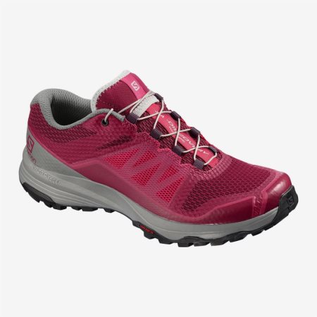 Salomon XA DISCOVERY W Womens Trail Running Shoes Red UK PCYL